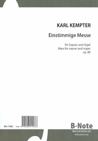 Karl Kempter - Messe für Sopran und Orgel